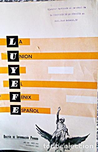 Coleccionismo de revistas y peri&oacute;dicos: ENTREVISTA JACOBO MARTINEZ DE IRUJO Y SUART EN BOLETIN &rdquo;UNI&Oacute;N Y EL F&Eacute;NIX ESPA&Ntilde;OL&rdquo;, N&ordm; 266 mayo.1966.