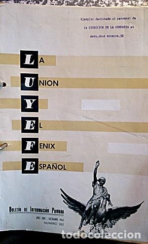 Coleccionismo de revistas y peri&oacute;dicos: DON RAM&Oacute;N MENENDEZ PIDAL, REVISTA &rdquo;UNI&Oacute;N F&Eacute;NIX ESPA&Ntilde;OL&rdquo;, MES DICIEMBRE, A&Ntilde;O 1965. N&ordm; 265