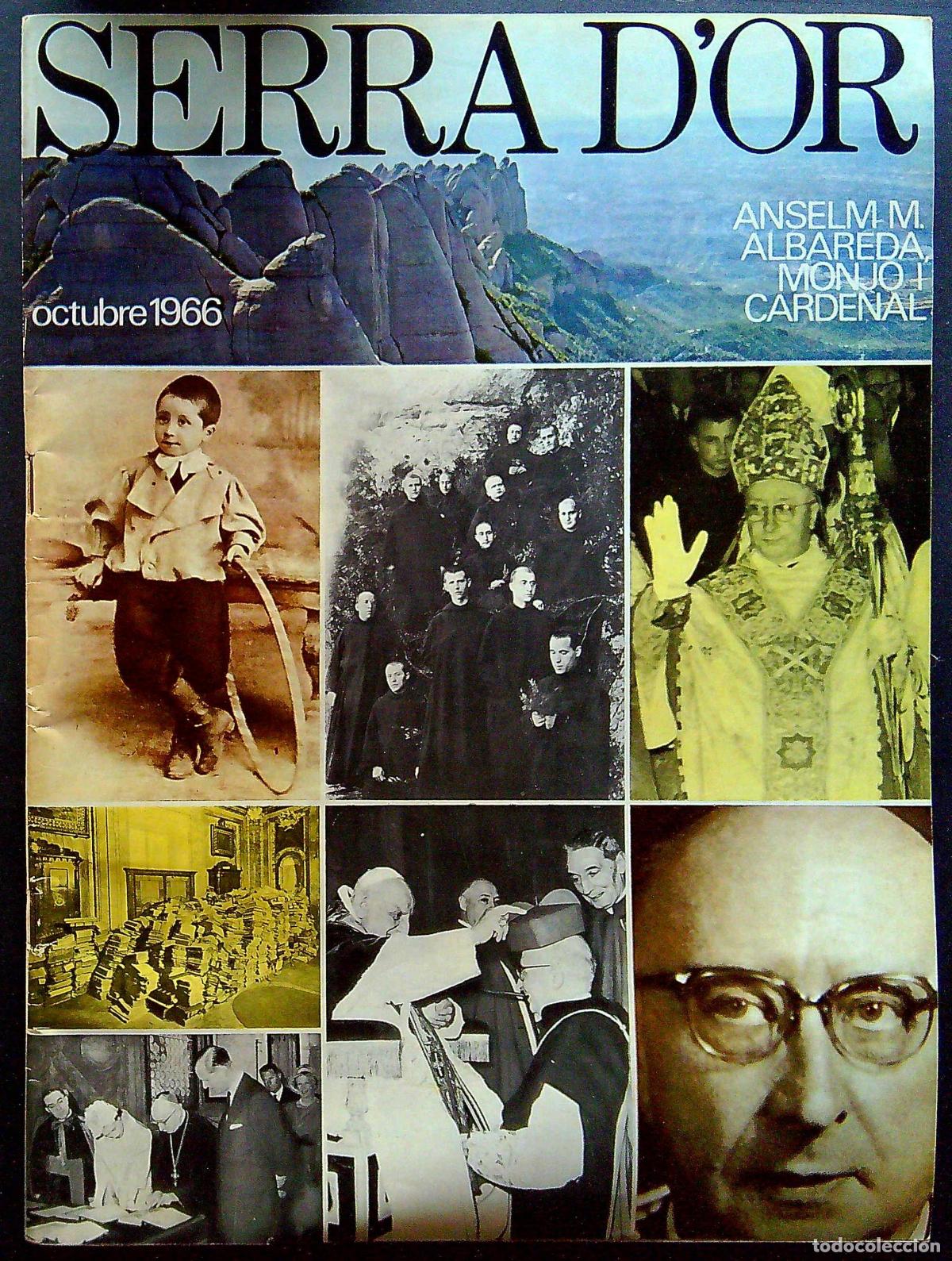 Coleccionismo de Revistas y Peri&oacute;dicos: SERRA D'OR - OCTUBRE 1966 - EXTRAORDINARI: ANSELM M. ALBAREDA - MONJO I CARDENAL