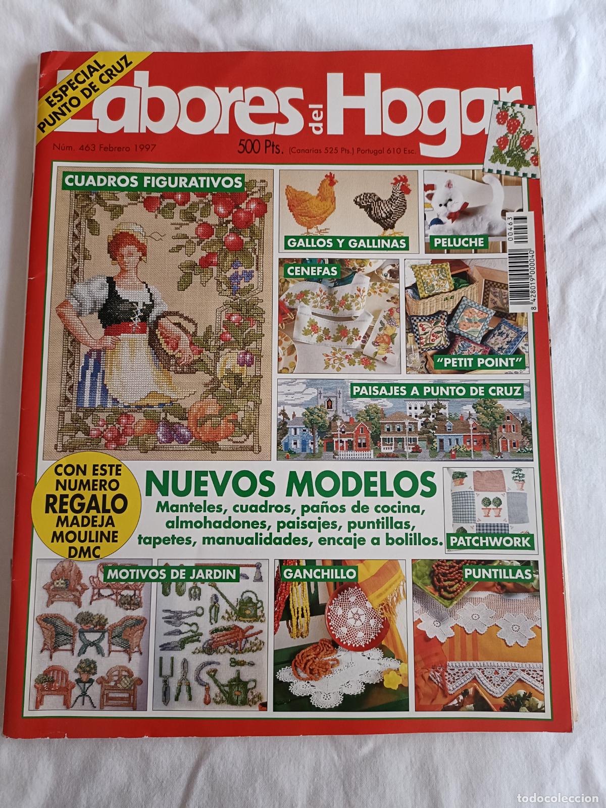 Coleccionismo de Revistas y Peri&oacute;dicos: LABORES DEL HOGAR 463. PUNTO DE CRUZ, BORDADO, BOLILLOS, PATCHWORK, PETIT POINT, BOLILLOS, GANCHILLO