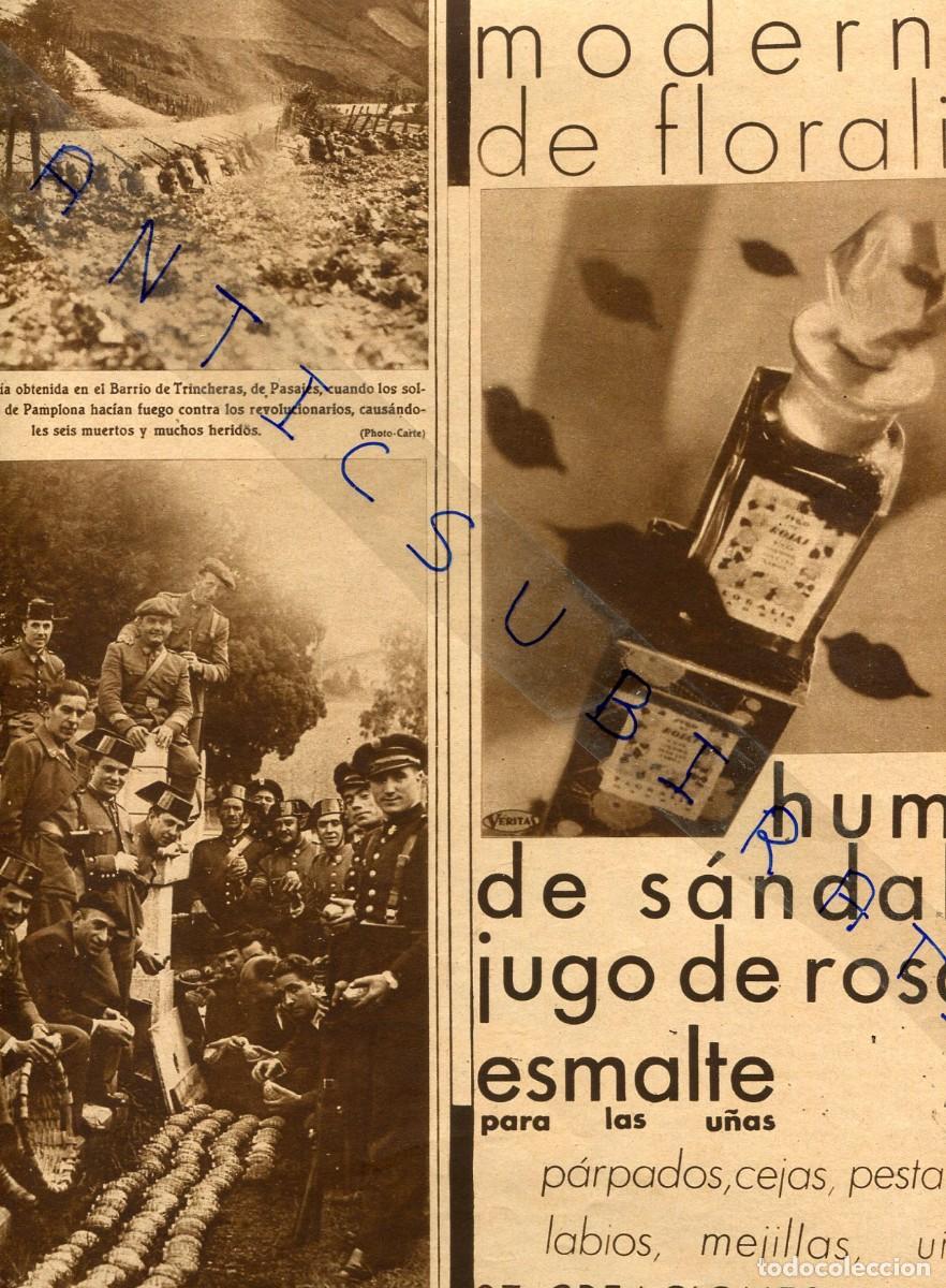 Coleccionismo de Revistas y Peri&oacute;dicos: REVISTA A&Ntilde;O 1934 REVOLUCION EN PASAJES DE SAN PEDRO EIBAR SANTIAGO RAMON Y CAJAL BARRUELO BRA&Ntilde;OSERA