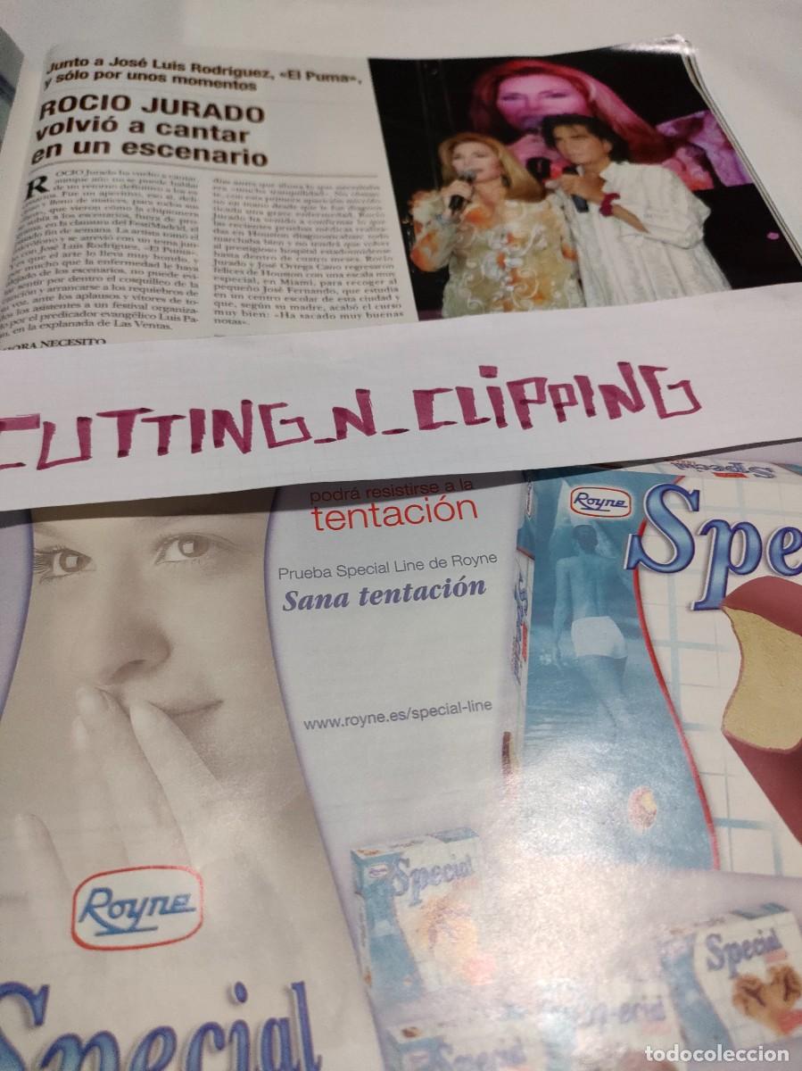 Coleccionismo de Revistas y Peri&oacute;dicos: Clipping_050707_ BELEN ESTEBAN, ROCIO JURADO