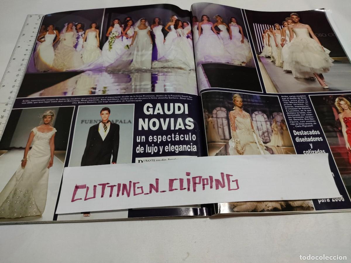 Coleccionismo de Revistas y Peri&oacute;dicos: Clipping_050707_ PASARELA GAUDI, EVA HERZIGOVA, MARINA PEREZ, BLANCA ROMERO, GOYANES