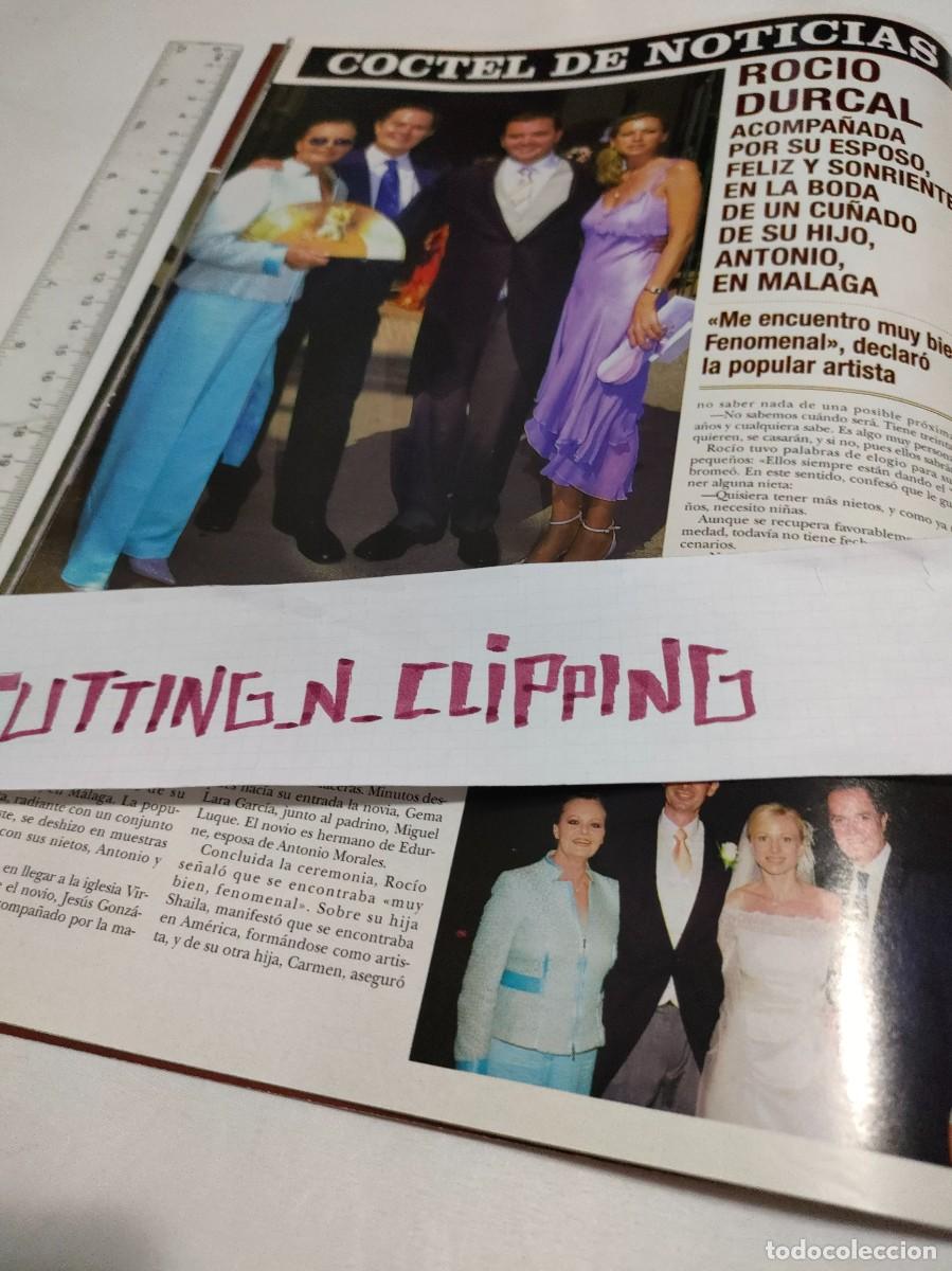 Coleccionismo de revistas y peri&oacute;dicos: Clipping_052107_ ROCIO DURCAL