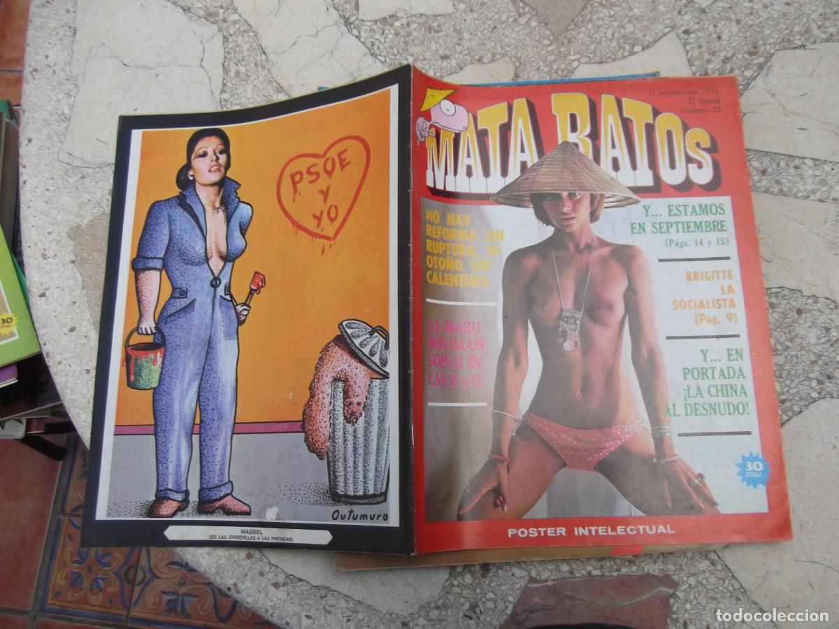 Coleccionismo de revistas y peri&oacute;dicos: mata ratos II epoca n&ordm; 22, 1976, poster intelectual, no hay reforma sin ruptura ,ni oto&ntilde;o sin calent