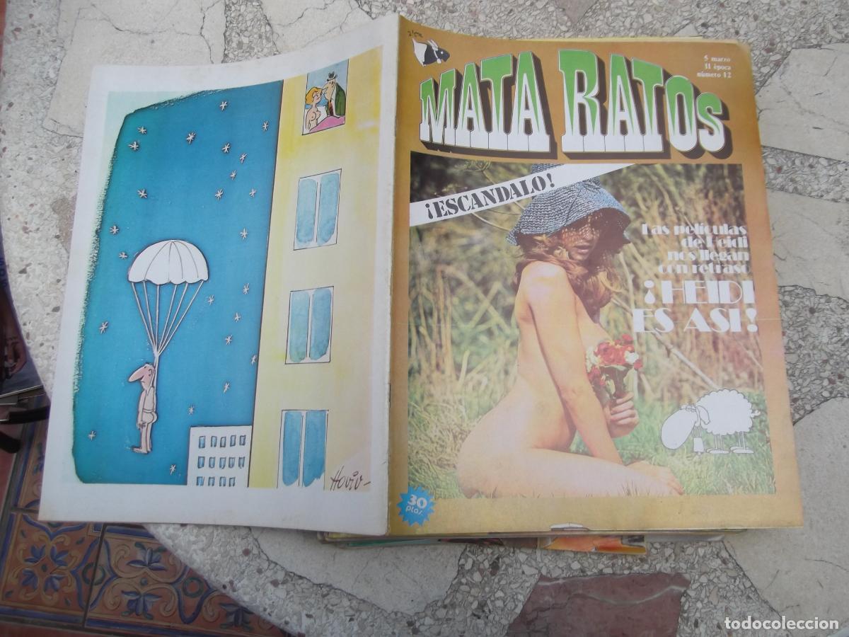 Coleccionismo de Revistas y Peri&oacute;dicos: mata ratos II epoca n&ordm; 12, 1976, poster, escandalo, heidi es asi