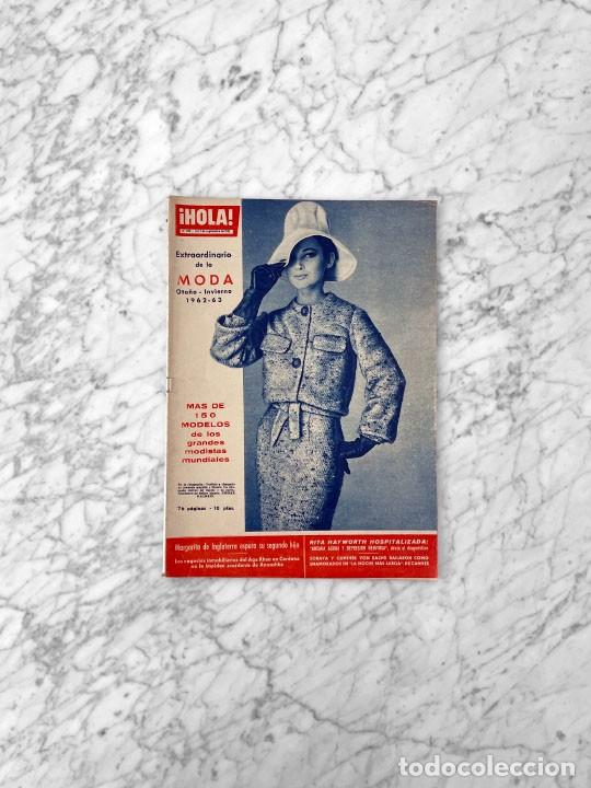 Coleccionismo de revistas y peri&oacute;dicos: HOLA - 1962 - EXTRAORDINARIO MODA OTO&Ntilde;O-INVIERNO, JACK LEMMON, SORAYA, MARGARET LEE