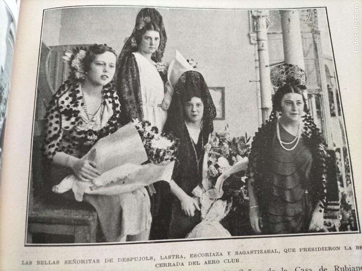 Collezionismo di Riviste e Giornali: SE&Ntilde;ORITAS DE DESPUJOLS LASTRA ESCORIAZA Y SAGASTIZABAL BECERRADA AERO CLUB A&Ntilde;O 1930