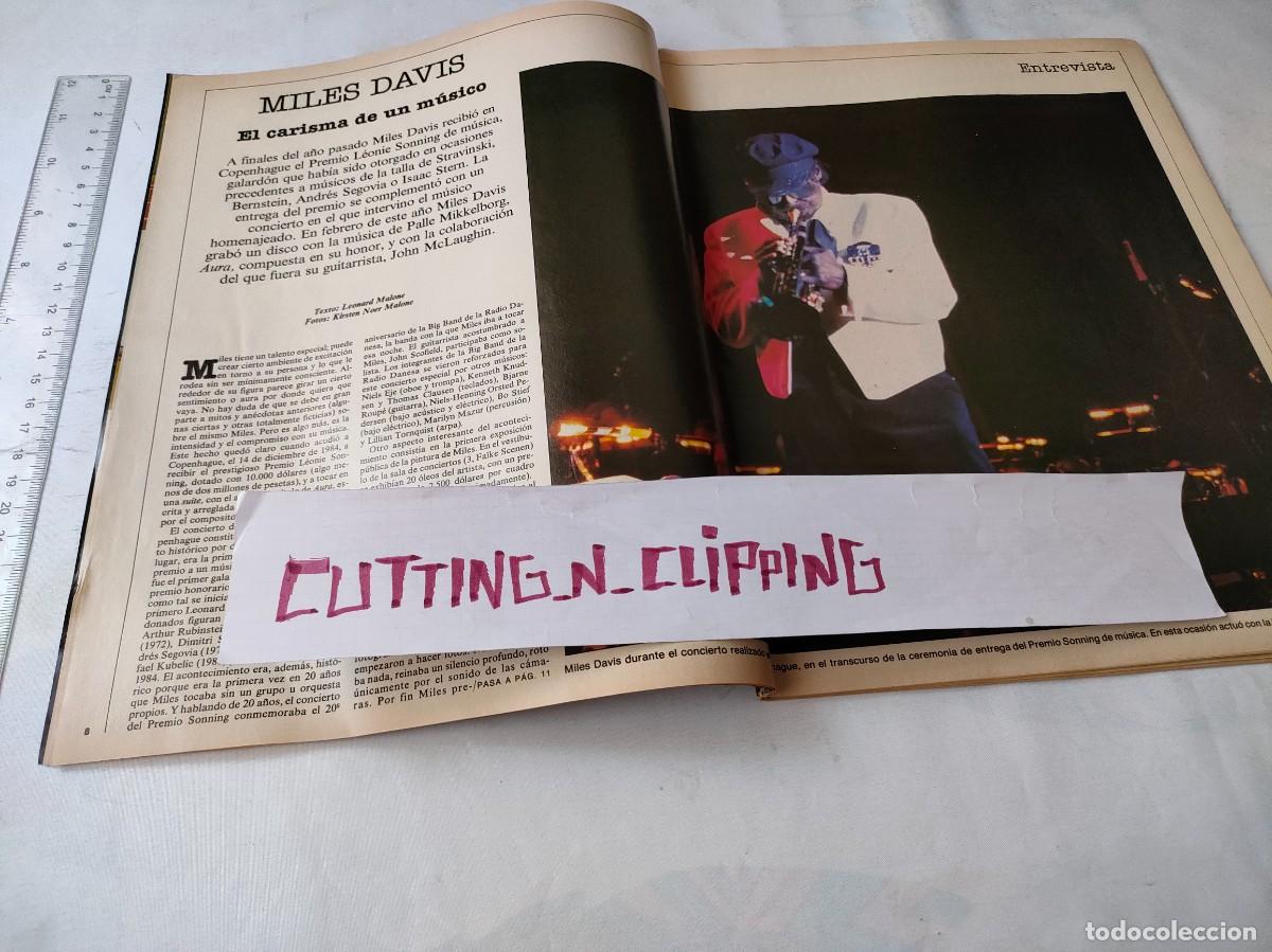Coleccionismo de Revistas y Peri&oacute;dicos: Clipping_PS852403_ MILES DAVIS