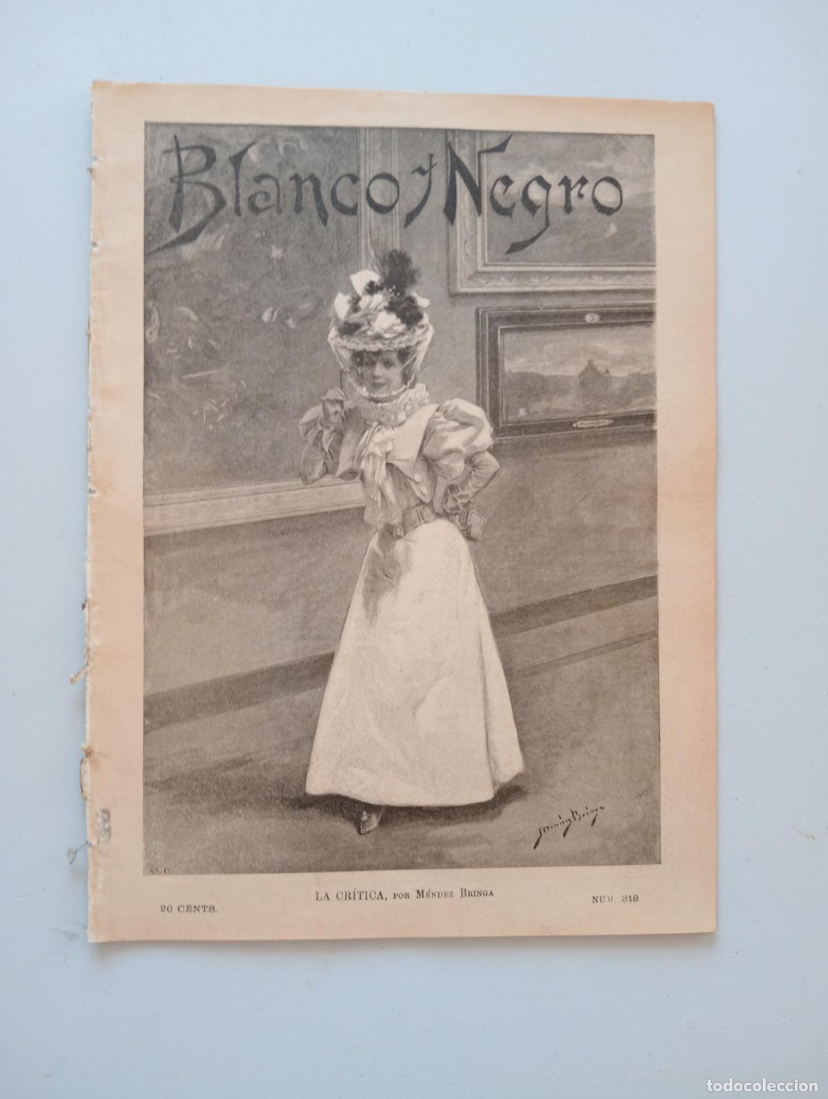 Collezionismo di Riviste e Giornali: BLANCO Y NEGRO. N&ordm; 318. A&Ntilde;O 1897. LEGAZPI. EL JURADO. ARTE DECORATIVO. UN BUEN A&Ntilde;O.