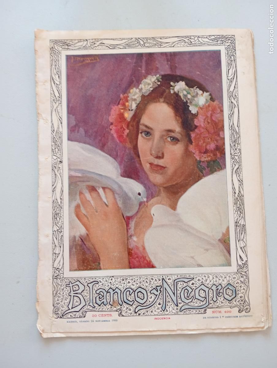 Collection Magazines and Newspapers: BLANCO Y NEGRO. N&ordm; 499. A&Ntilde;O 1900. JUEGOS FLORALES DE ORIHUELA. LA CAT&Aacute;STROFE DEL SUDEXPRESO. .. LEER