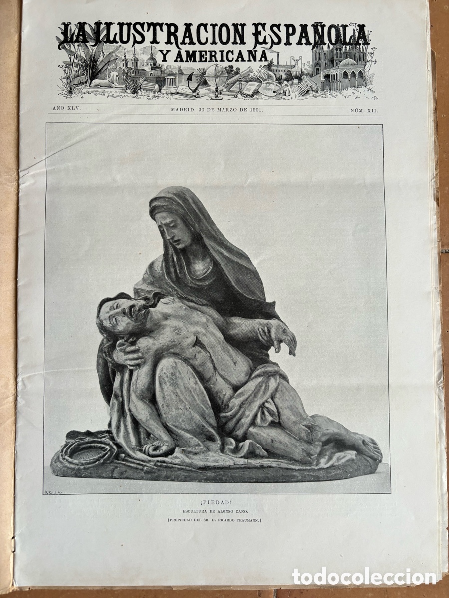 Coleccionismo de Revistas y Peri&oacute;dicos: Ilustrac. 1901. Basilicas de Roma. Sorolla. Alonso Can&oacute;