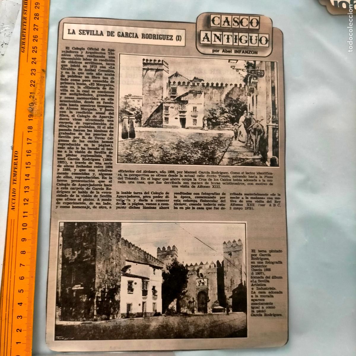 Collection Magazines and Newspapers: NOTICIA SEVILLA CASCO ANTIGUO ANTONIO BURGOS - LA SEVILLA DE GARCIA RODRIGUEZ
