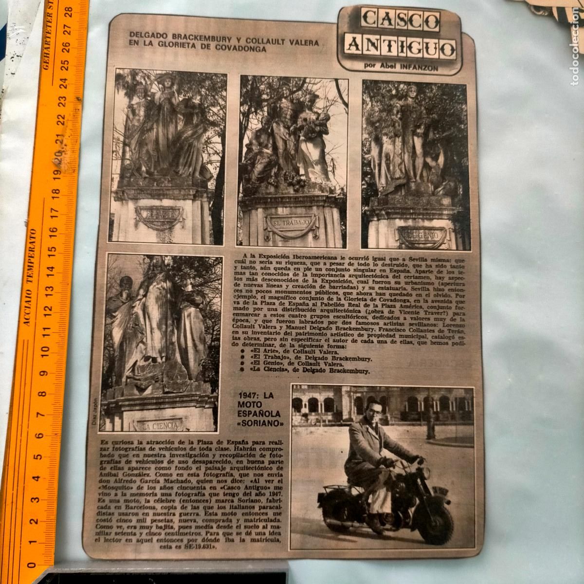 Sammeln von Zeitschriften und Zeitungen: NOTICIA SEVILLA CASCO ANTIGUO ANTONIO BURGOS - DELGADO BRACKEMBURY COLLAUT VARELA MOTO SORIANO