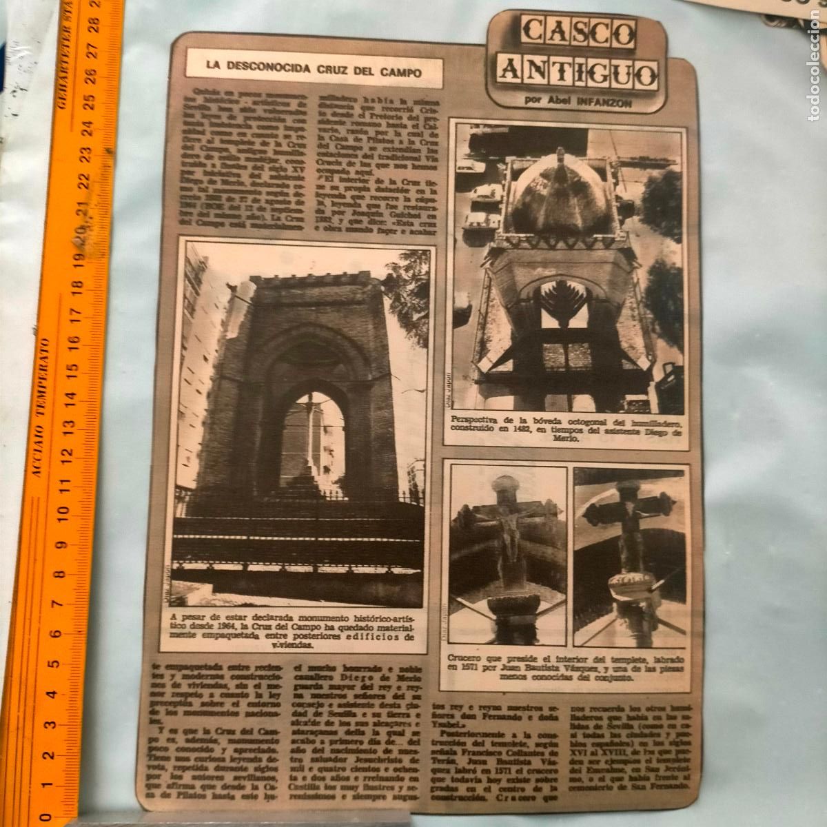 Sammeln von Zeitschriften und Zeitungen: NOTICIA SEVILLA CASCO ANTIGUO ANTONIO BURGOS - CRUZ DEL CAMPO ,