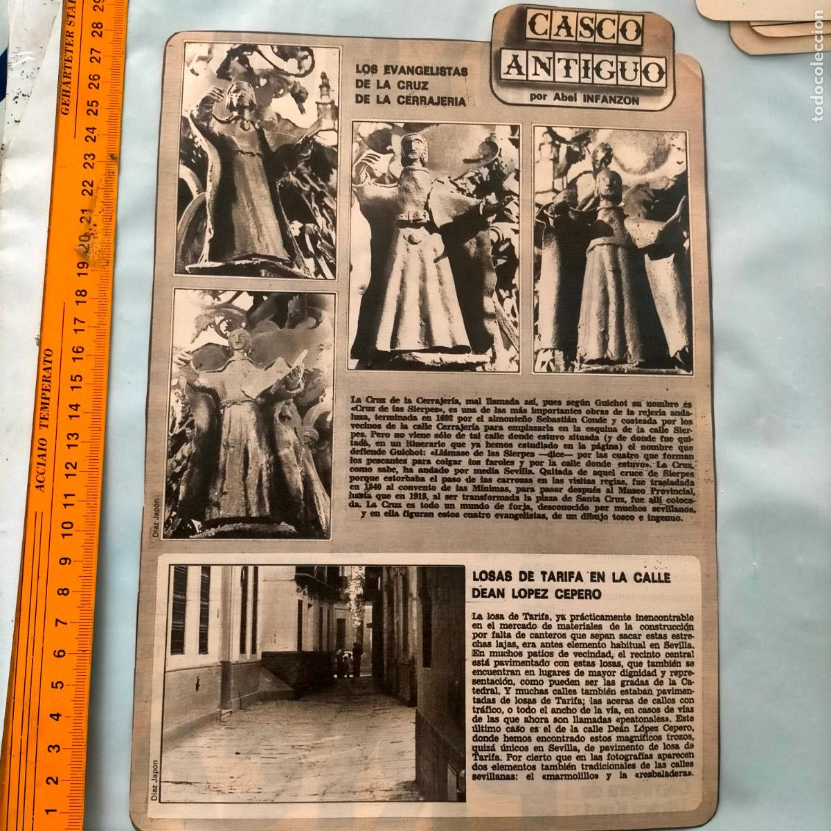 Sammeln von Zeitschriften und Zeitungen: NOTICIA SEVILLA CASCO ANTIGUO ANTONIO BURGOS - EVANGELISTAS CURZ DE LA CERRAJERIA CALLE LOPEZ CEPERO