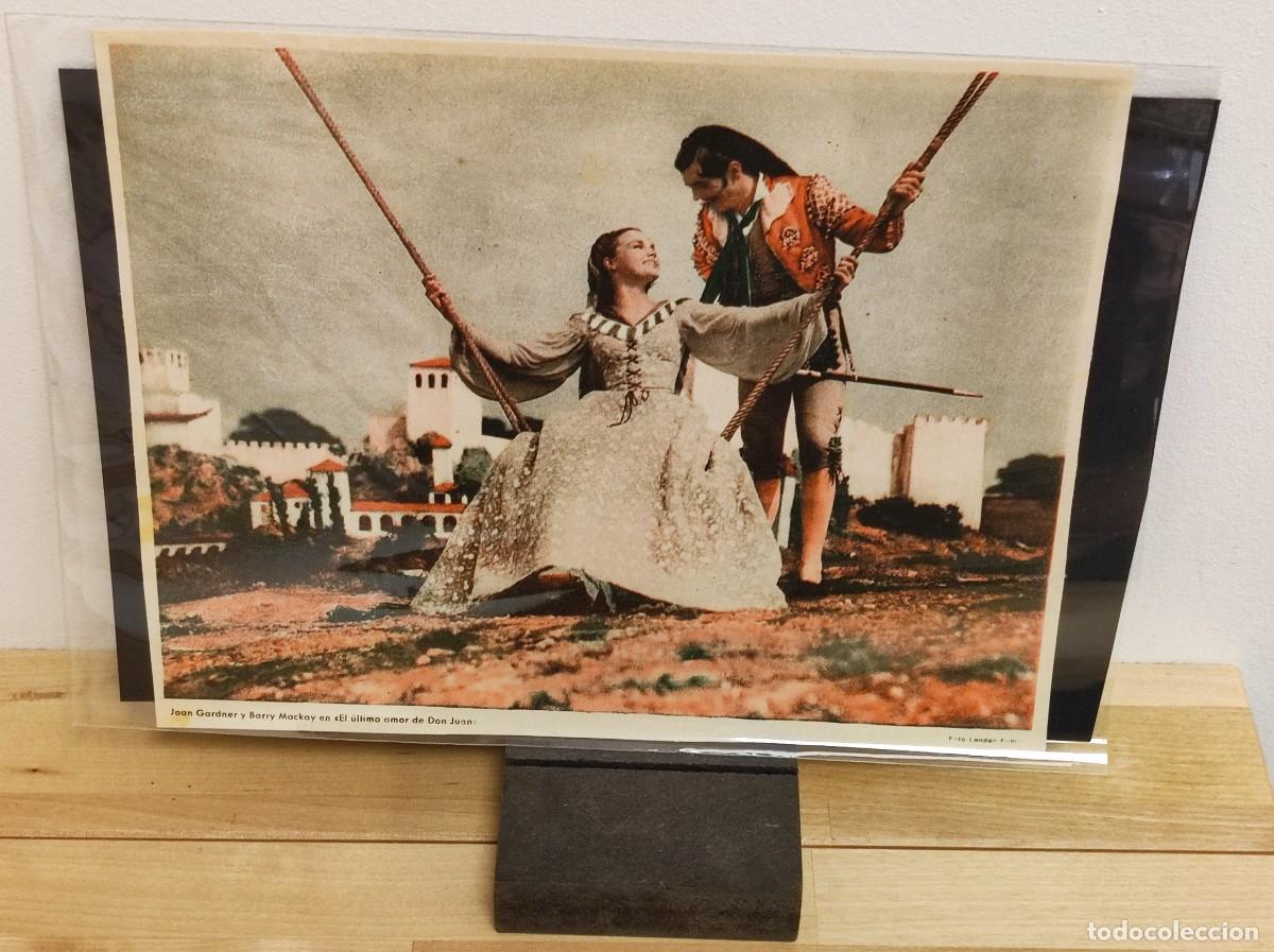 Colecionismo de Revistas e Jornais: HOJA LAMINA REVISTA ORIGINAL A&Ntilde;OS 30. JOAN GARDNER Y BARRY MACKAY EN EL ULTIMO AMOR DE DON JUAN