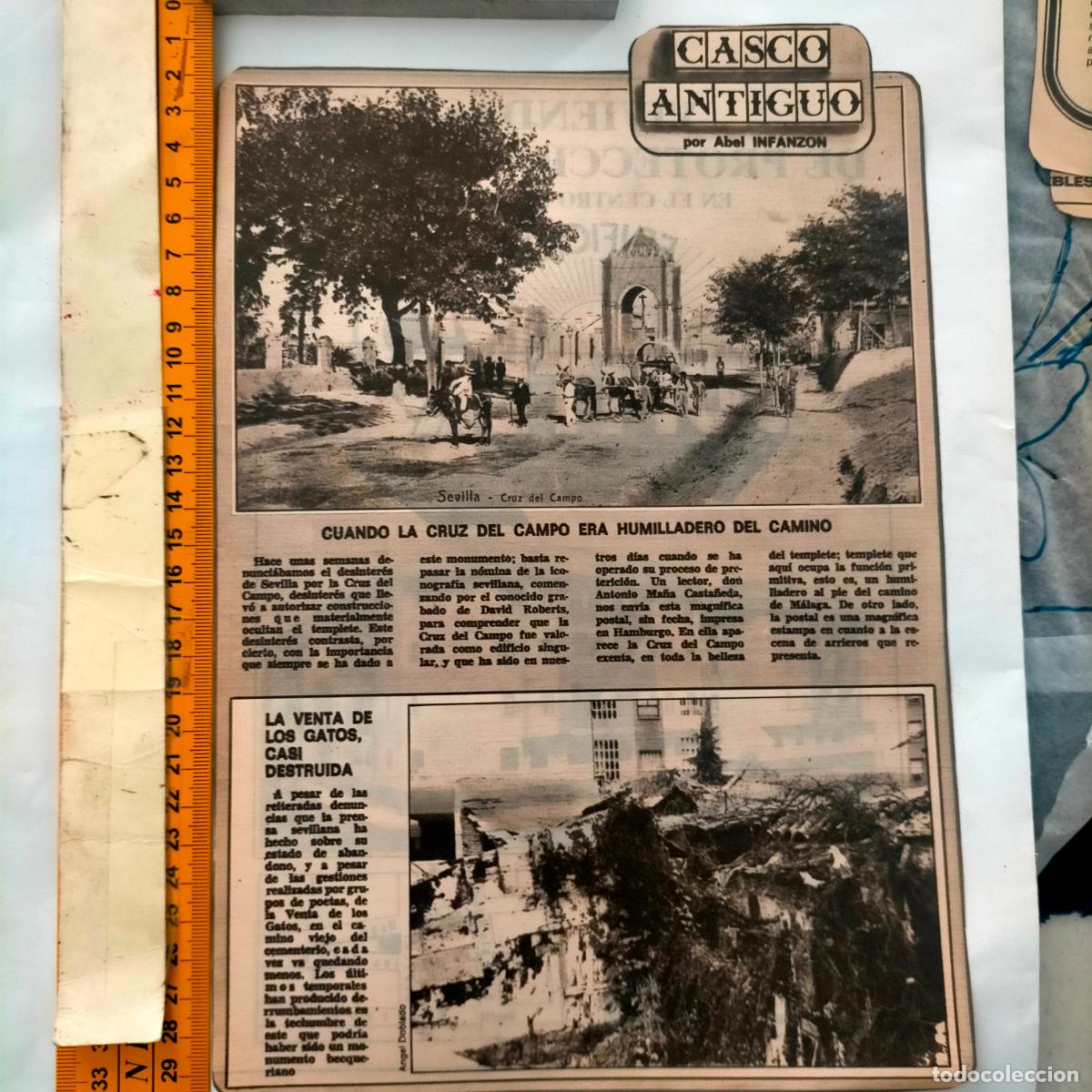 Collectionnisme de Revues et Journaux: NOTICIA SEVILLA CASCO ANTIGUO ANTONIO BURGOS - CRUZ DEL CAMPO HUMILLADERO , VENTA DE LOS GATOS