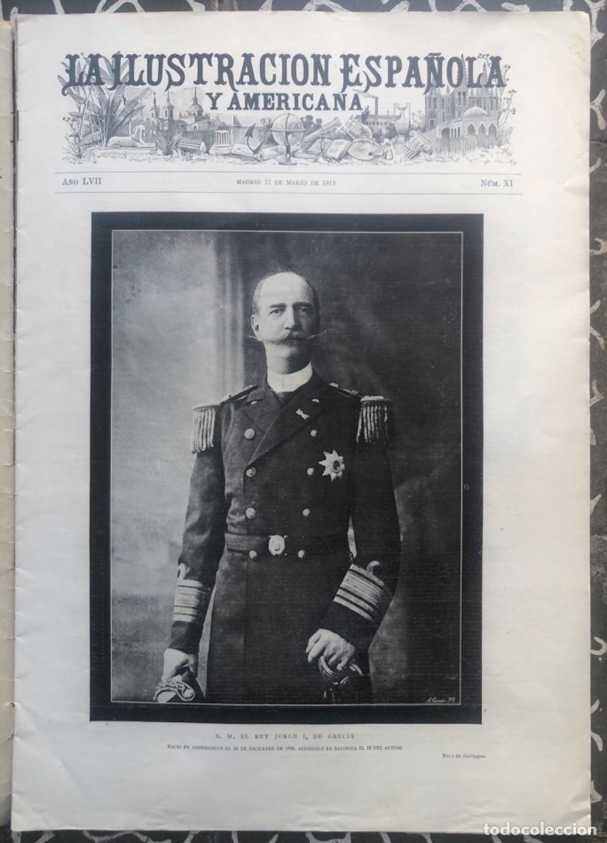 Coleccionismo de Revistas y Peri&oacute;dicos: ILU. ESPA&Ntilde;OLA Y AME.-1913 - MEDINA DEL CAMPO - WHASHINGTON / W. WILSON - VAPORES TRASATL&Aacute;NTICA