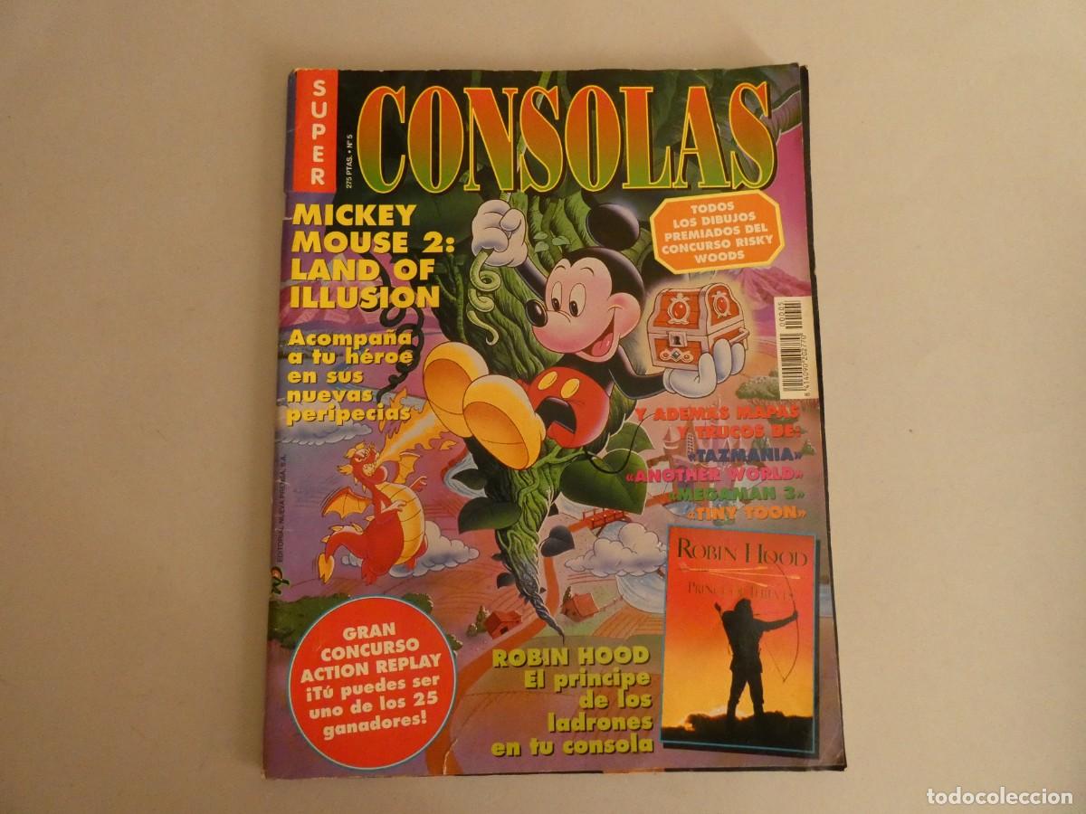 Coleccionismo de revistas y peri&oacute;dicos: REVISTA ANTIGUA SUPER CONSOLAS NUMERO 5 MICKEY MOUSE 2