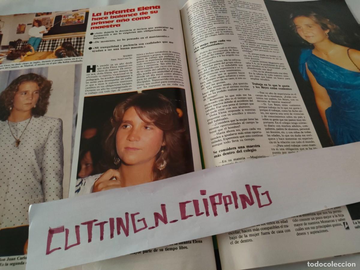 Collezionismo di Riviste e Giornali: Clipping_RL870107_ INFANTA ELENA