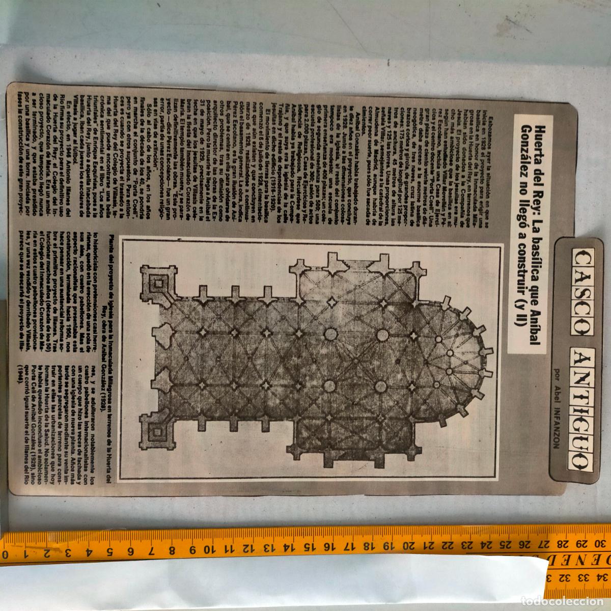 Collectionnisme de Revues et Journaux: NOTICIA SEVILLA CASCO ANTIGUO ANTONIO BURGOS - HUERTA DEL REY BASILICA