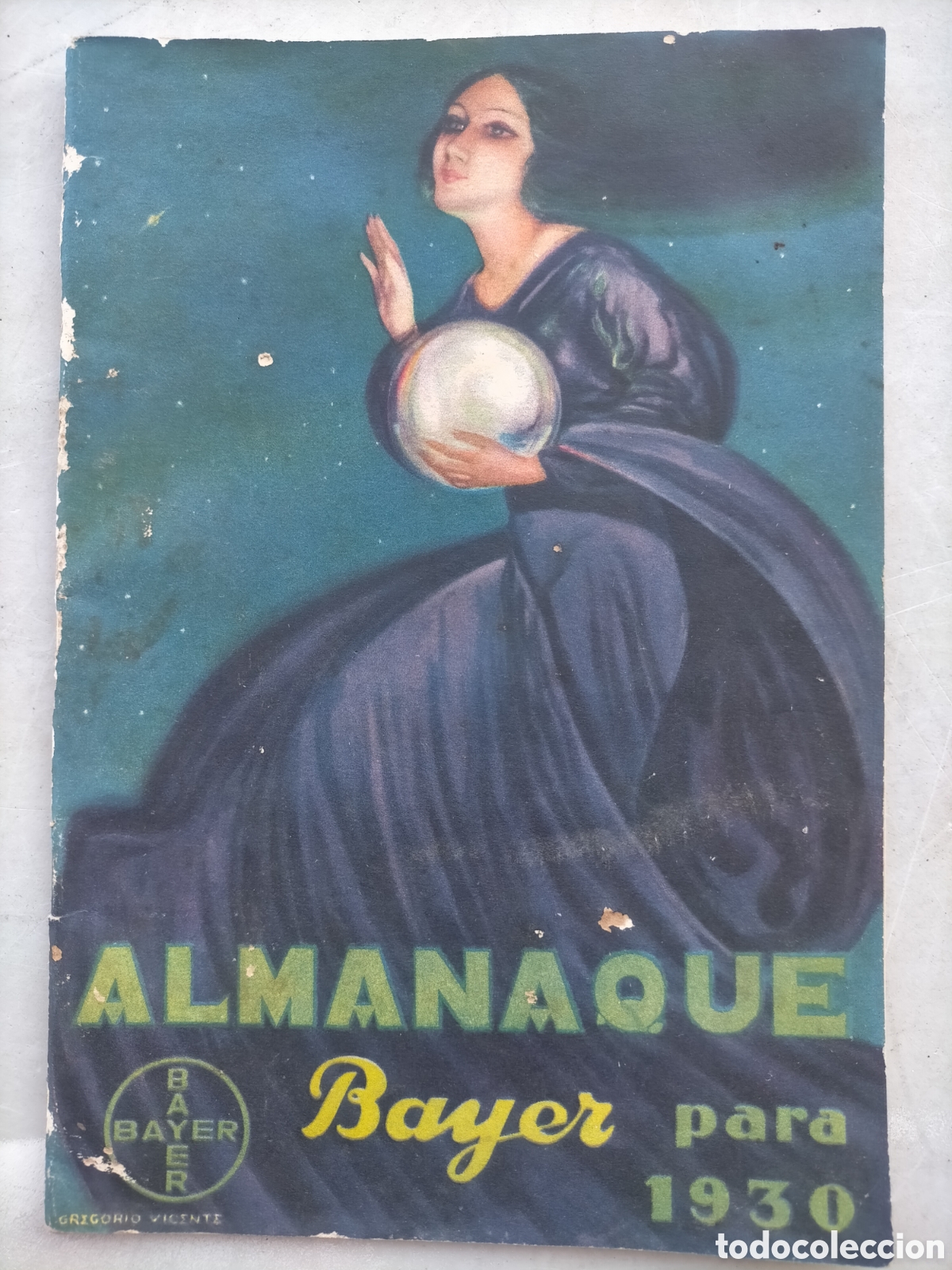 Coleccionismo de Revistas y Peri&oacute;dicos: Almanaque revista laboratorios Bayer para a&ntilde;o 1930 antiguo Aspirina