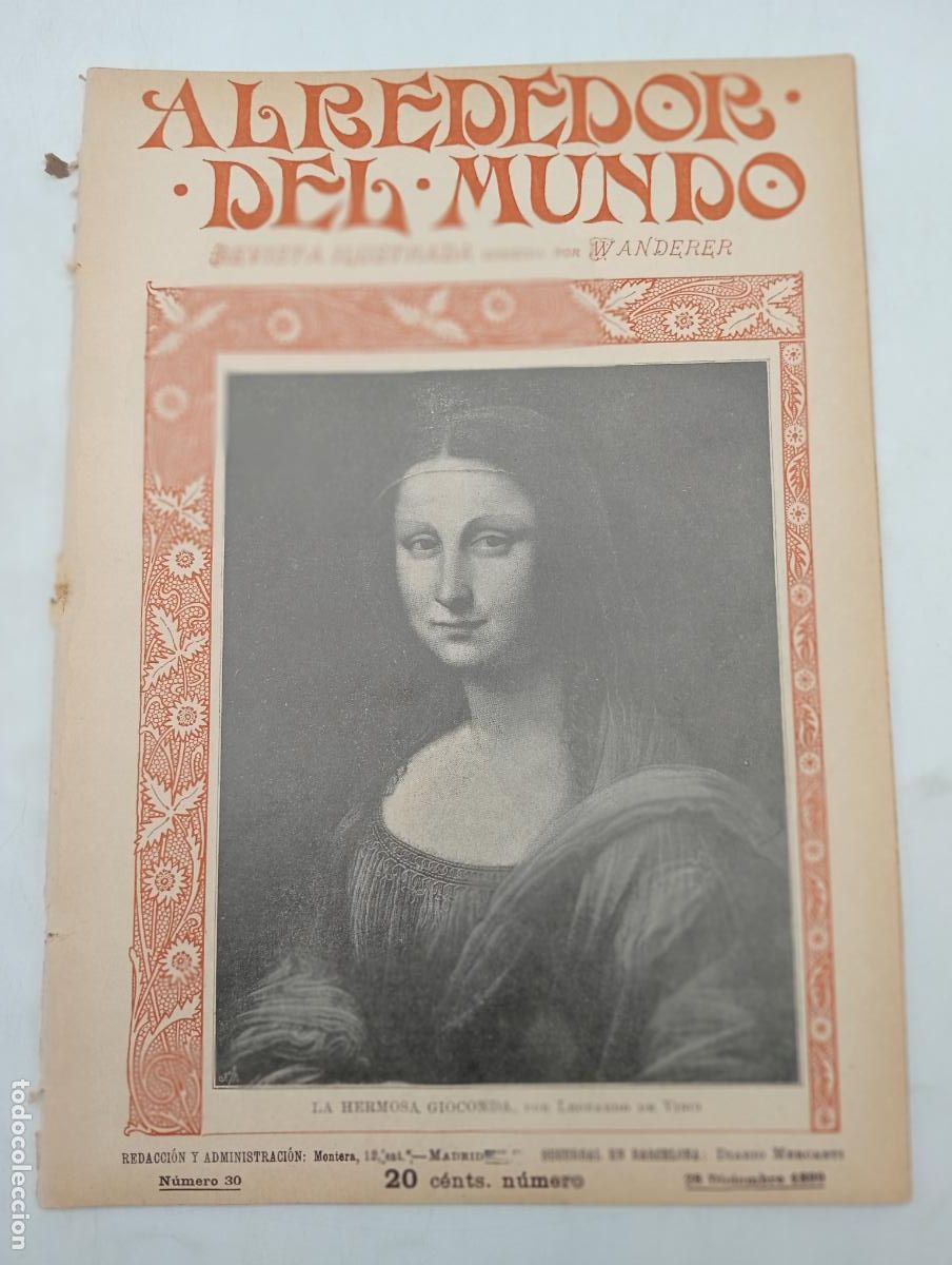 Coleccionismo de revistas y peri&oacute;dicos: ALREDEDOR DEL MUNDO. A&Ntilde;O 1899. N&ordm; 30. ESPA&Ntilde;A EN LA EXPOSICI&Oacute;N DE PAR&Iacute;S. ALGUNOS DESAF&Iacute;OS C&Eacute;LEB..LEER