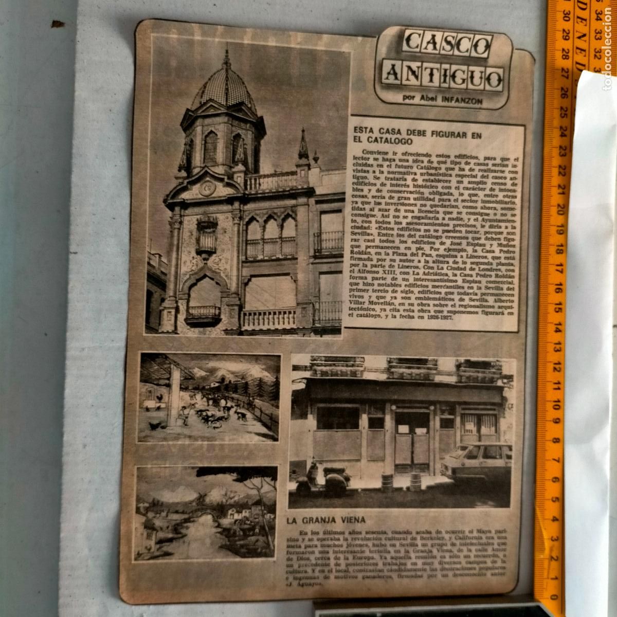 Colecionismo de Revistas e Jornais: SEVILLA CASCO ANTIGUO ANTONIO BURGOS - LA GRANJA VIENA