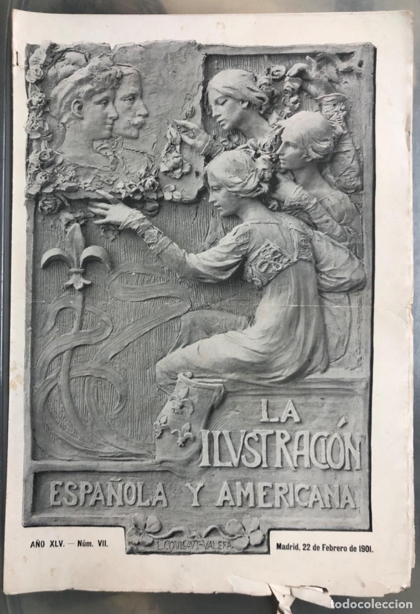 Coleccionismo de Revistas y Peri&oacute;dicos: ILU.ESP Y AME.-1901 - MADRID - BODA DE LA PRINCESA DE ASTURIAS, Maria de las Mercedes reportaje -