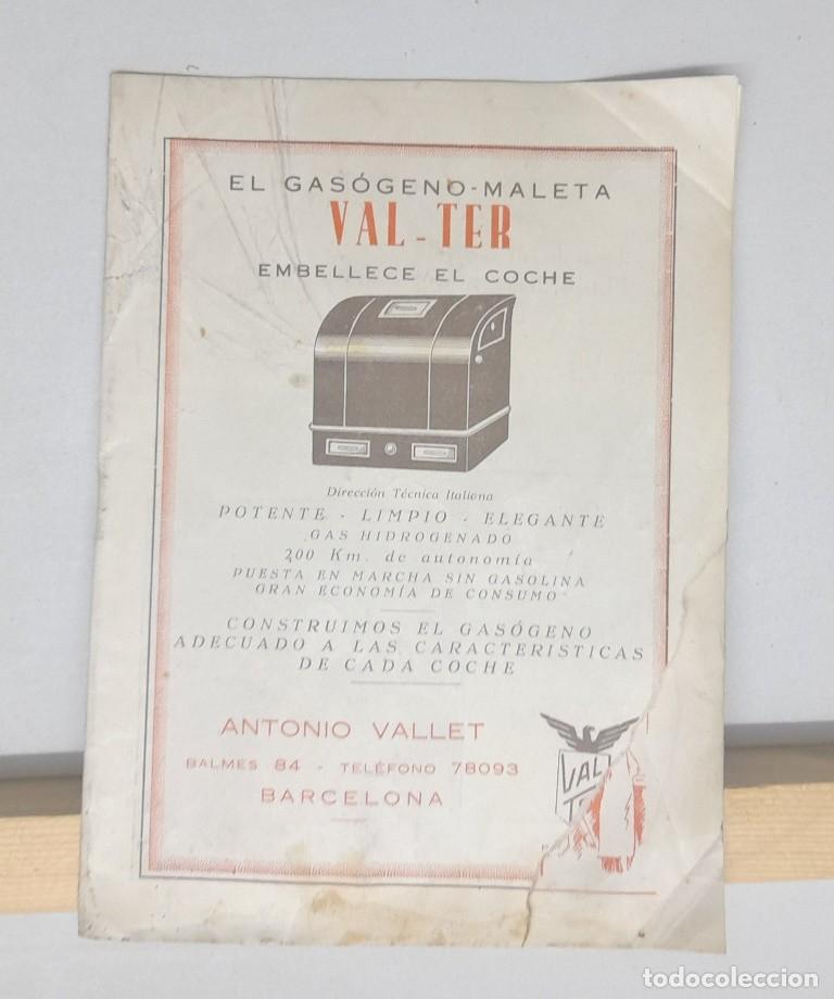 Coleccionismo de Revistas y Peri&oacute;dicos: El gas&oacute;geno maleta Val-Ter embellece el coche. Revista comercial de publicitat diversa.