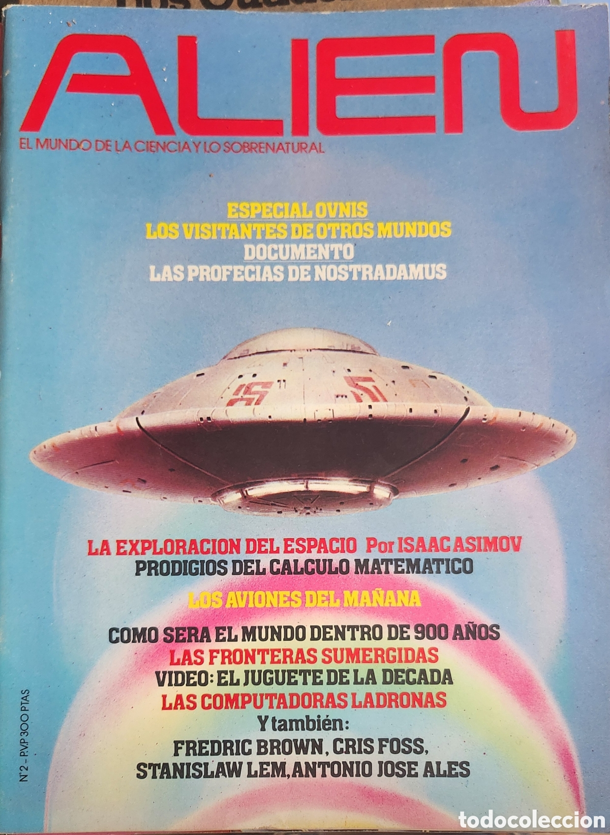 Coleccionismo de Revistas y Peri&oacute;dicos: Alien, el mundo de la ciencia y lo sobrenatural n&ordm;2 (1982)