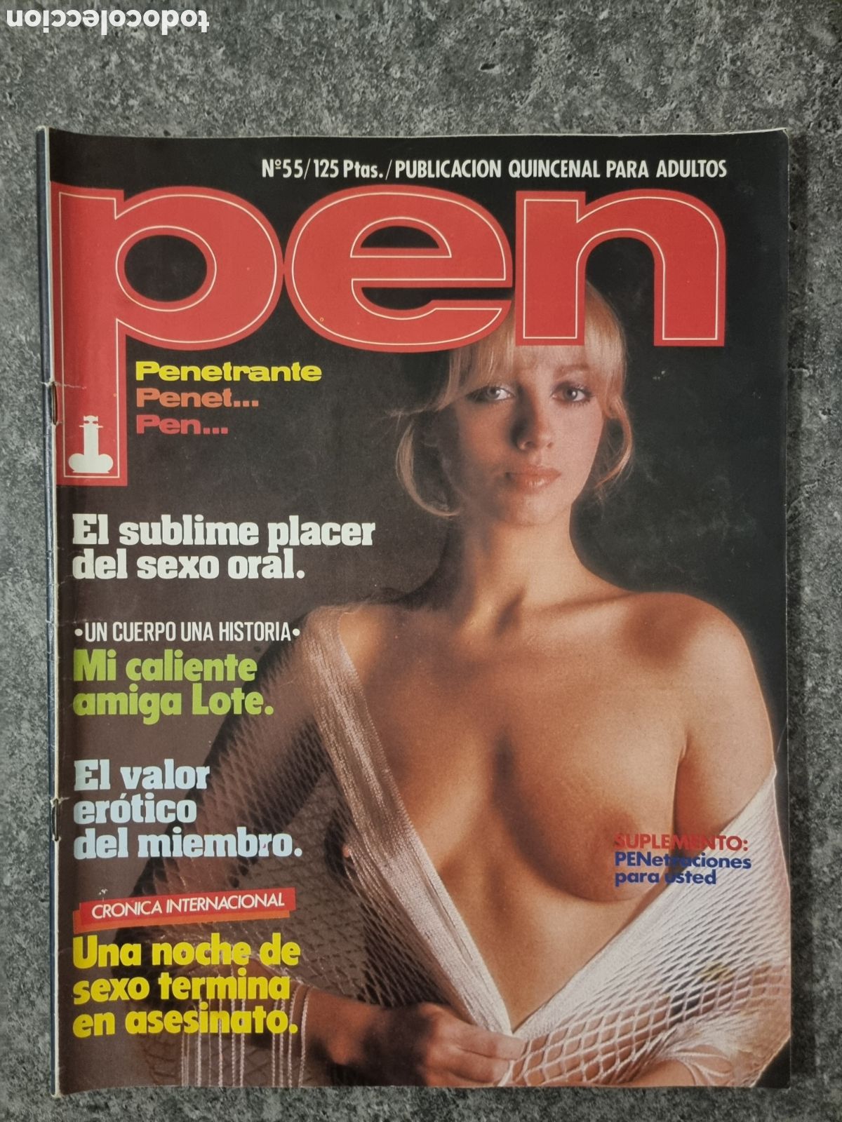 Colecionismo de Revistas e Jornais: Revista Er&oacute;tica PEN - N&ordm; 55