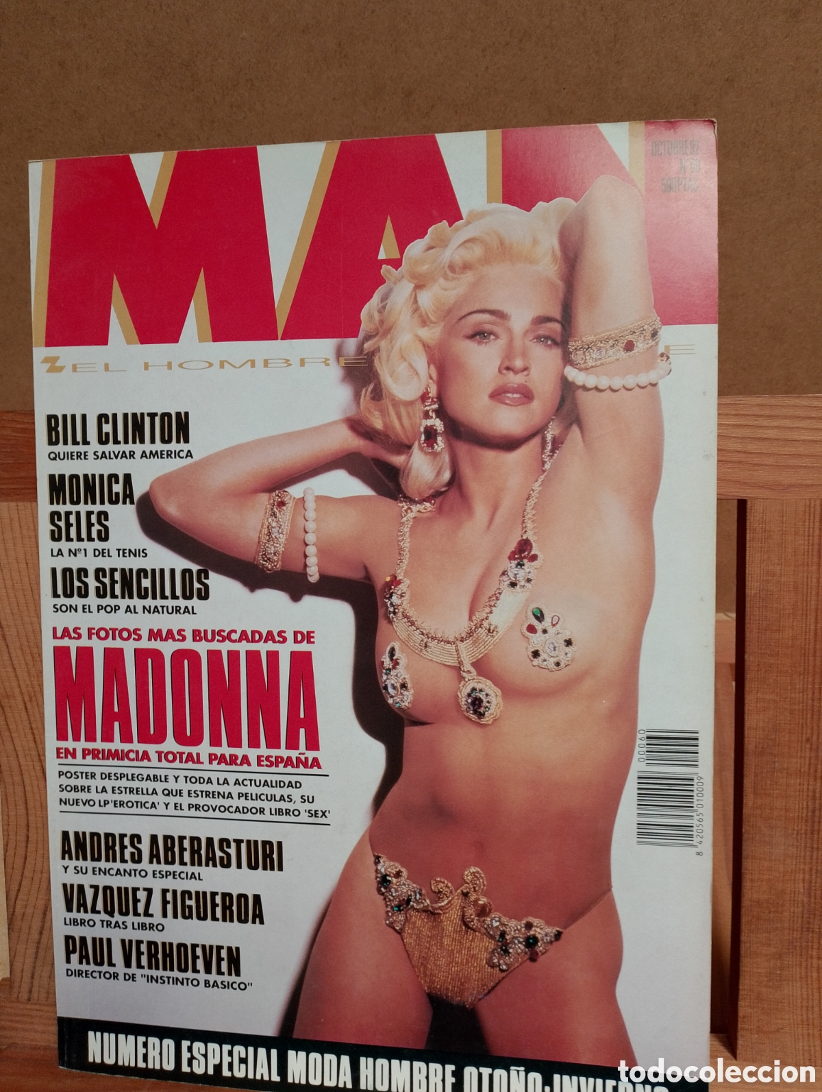 Coleccionismo de Revistas y Peri&oacute;dicos: Revista Man Madonna 1992