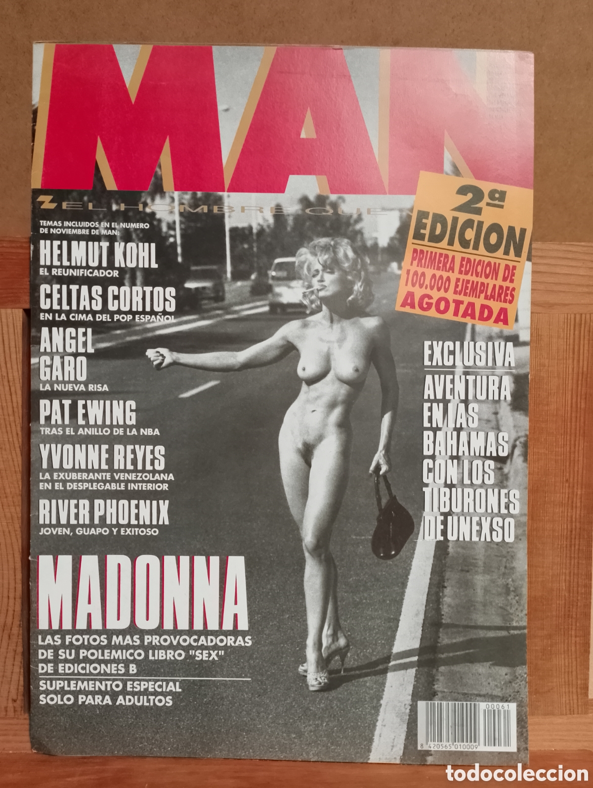 Coleccionismo de Revistas y Peri&oacute;dicos: REVISTA MAN SUPLEMENTO MADONNA, LIBRO SEX