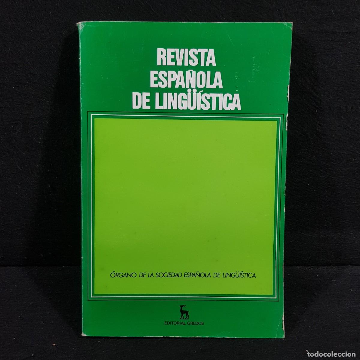 Coleccionismo de Revistas y Peri&oacute;dicos: REVISTA ESPA&Ntilde;OLA DE LING&Uuml;&Iacute;STICA 1971 - &Oacute;RGANO DE LA SOCIEDAD ESPA&Ntilde;OLA DE LING&Uuml;&Iacute;STICA - GREDOS / 1363