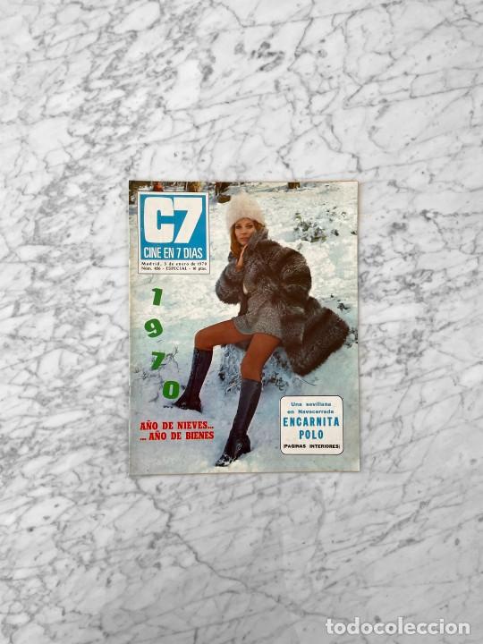 Coleccionismo de Revistas y Peri&oacute;dicos: C7 - 1970 - ENCARNITA POLO, ROMINA POWER, SHARON TATE, ROSANNA SCHIAFFINO, JULIO IGLESIAS