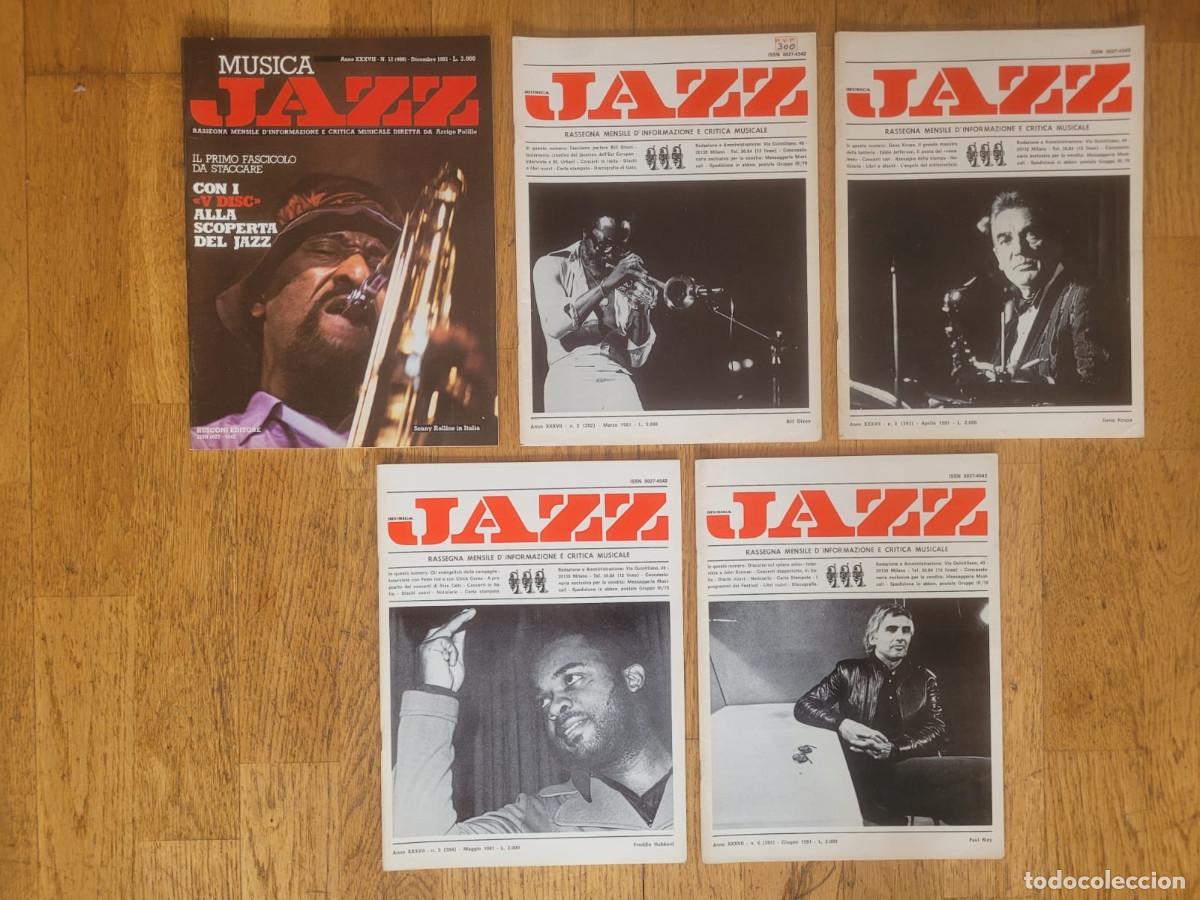 Coleccionismo de revistas y peri&oacute;dicos: LOTE 5 REVISTAS MUSICA JAZZ, RASSEGNA MENSILE D'INFORMZAZIONE E CRITICA MUSICALE