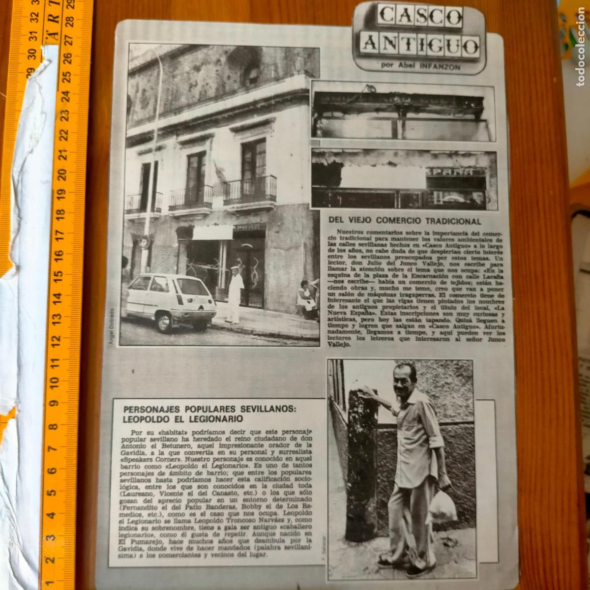 Collectionnisme de Revues et Journaux: NOTICIA SEVILLA CASCO ANTIGUO ANTONIO BURGOS - COMERCIO TRADICIONAL - LEOPOLDO EL LEGIONARIO