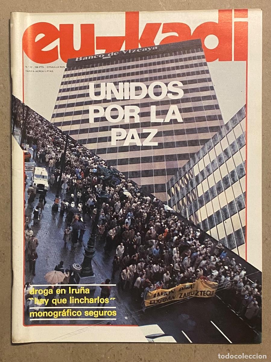 Collection Magazines and Newspapers: EUZKADI N&deg; 72 (1983). UNIDOS POR LA PAZ, XABIER MARKIEGI, GEORGW CUKOR, HITLER,&hellip;