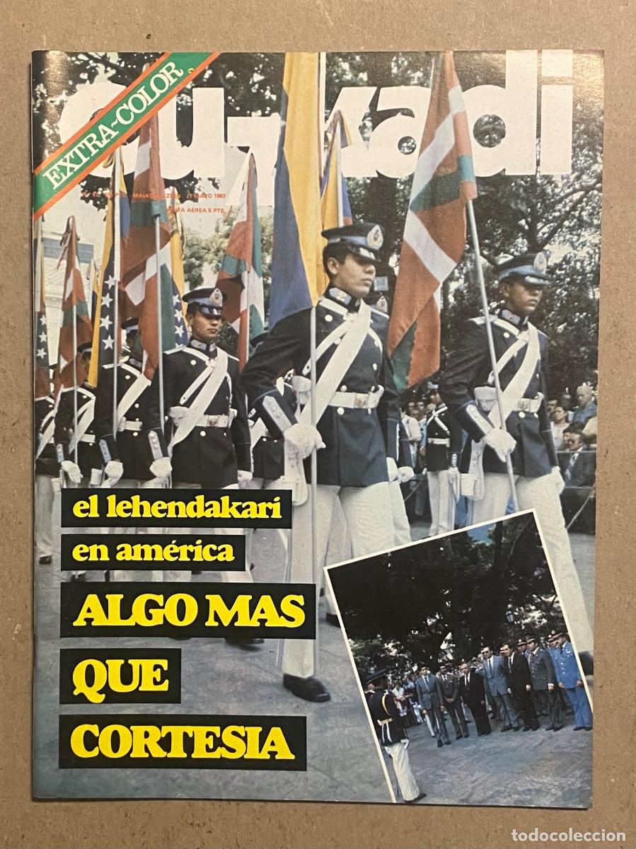 Coleccionismo de Revistas y Peri&oacute;dicos: EUZKADI N&deg; 87 (1983). EL LEHENDAKARI EN AMERICA, V&Iacute;CTOR MANUEL, JOS&Eacute; LUIS DE PABLO LOIZAGA,&hellip;