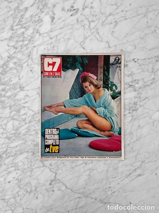 Coleccionismo de Revistas y Peri&oacute;dicos: C7 - 1972 - IRA CUSTER, MANUEL SUMMERS, SUSAN GEORGE, JOSE LUIS LOPEZ VAZQUEZ, BUSTER KEATON
