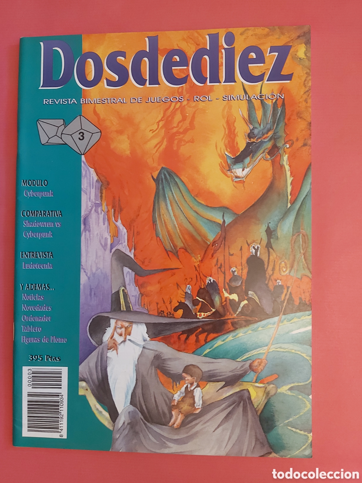 Coleccionismo de revistas y peri&oacute;dicos: DOS DE DIEZ # REVISTA DE JUEGOS , ROL Y SIMULACI&Oacute;N N&deg;3 1994