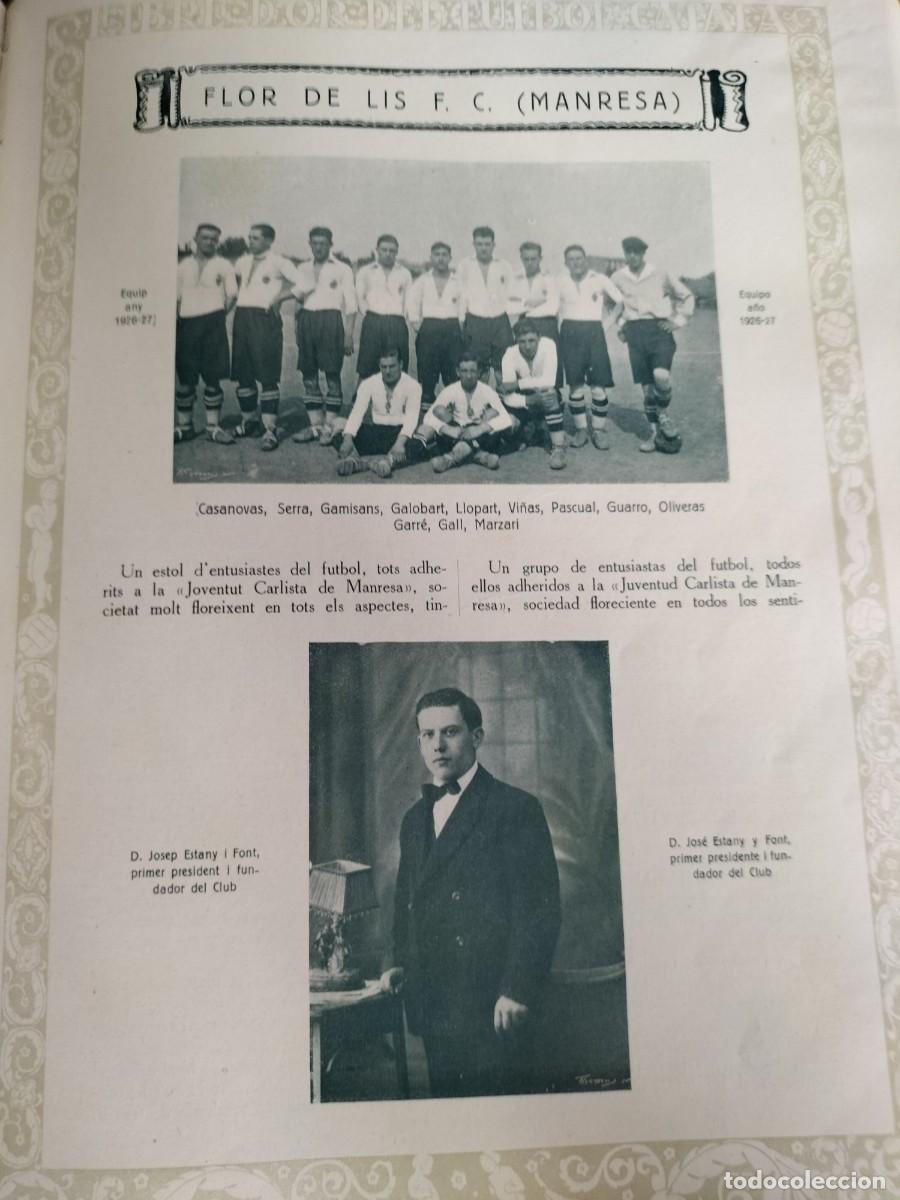 Sammeln von Zeitschriften und Zeitungen: FLOR DE LIS MANRESA CLUB DE FUTBOL DE CATALUNYA BARCELONA FUTBOL CATALA 2 HOJAS A&Ntilde;O 1928