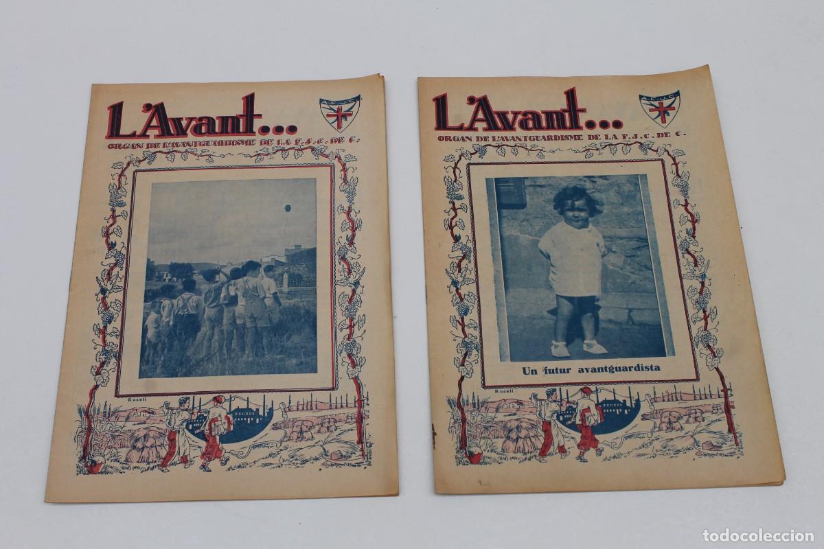 Coleccionismo de revistas y peri&oacute;dicos: ANTIGUA REVISTA L&acute;AVANT... ORGAN DE L`AVANTGUARDISME DE LA F.J.C. A&Ntilde;O 1934