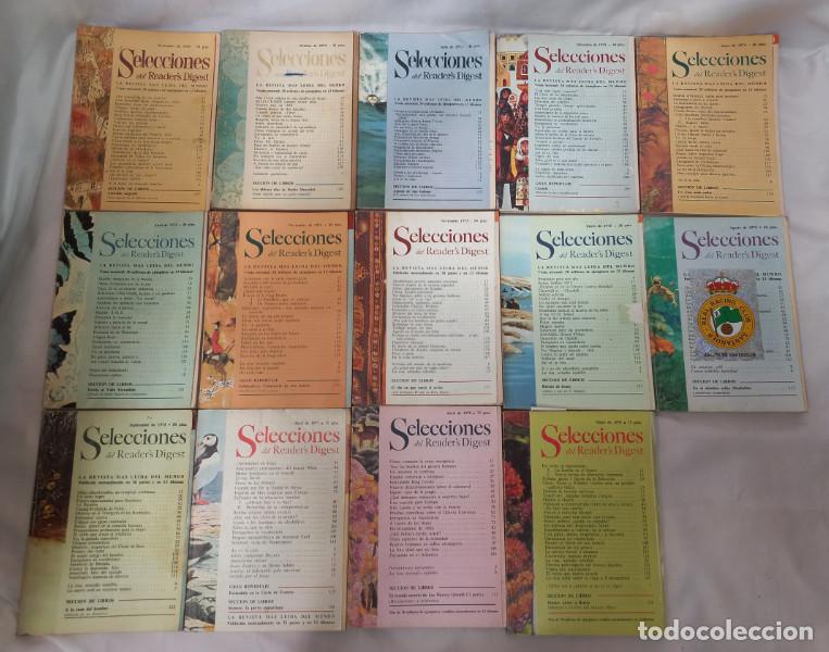 Coleccionismo de revistas y peri&oacute;dicos: LOTE DE 14 REVISTAS, SELECCIONES DEL READER'S DIGEST, A&Ntilde;OS 1970 72 73 74 75 77 78