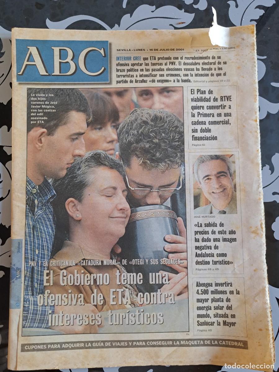 Coleccionismo de Revistas y Peri&oacute;dicos: ABC Sevilla 16 julio 2001
