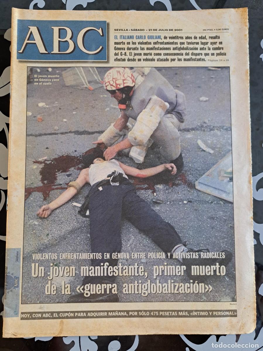 Coleccionismo de Revistas y Peri&oacute;dicos: ABC Sevilla 21 julio 2001