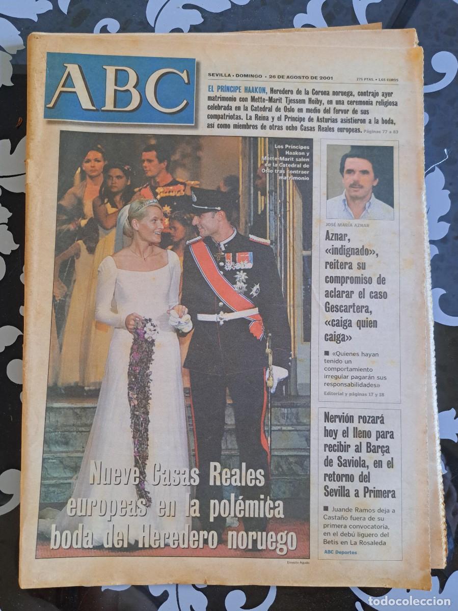 Coleccionismo de Revistas y Peri&oacute;dicos: ABC Sevilla 26 agosto 2001