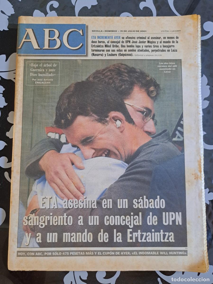 Coleccionismo de Revistas y Peri&oacute;dicos: ABC Sevilla 15 julio 2001